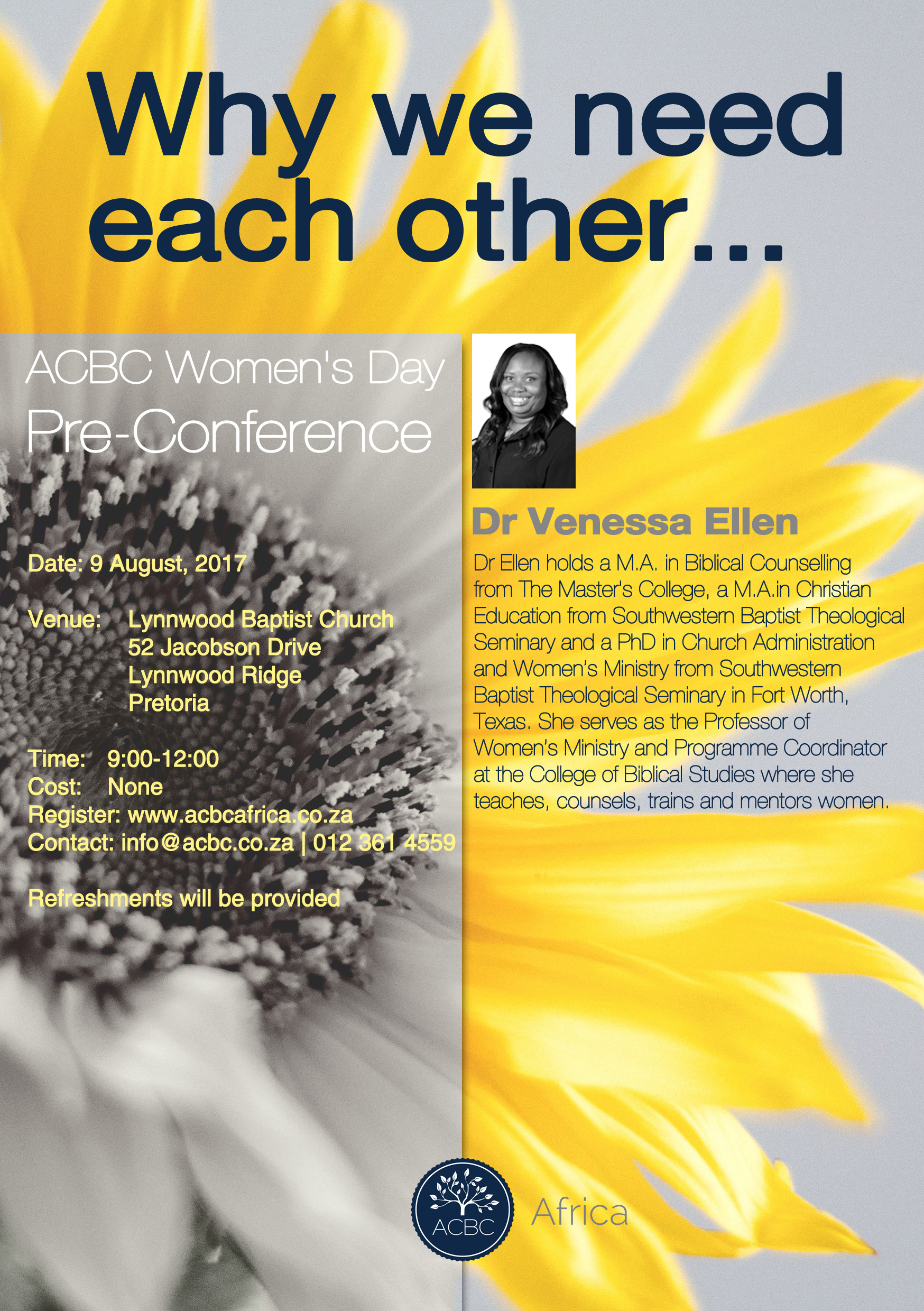 ACBC Womens' Day Pre Conference